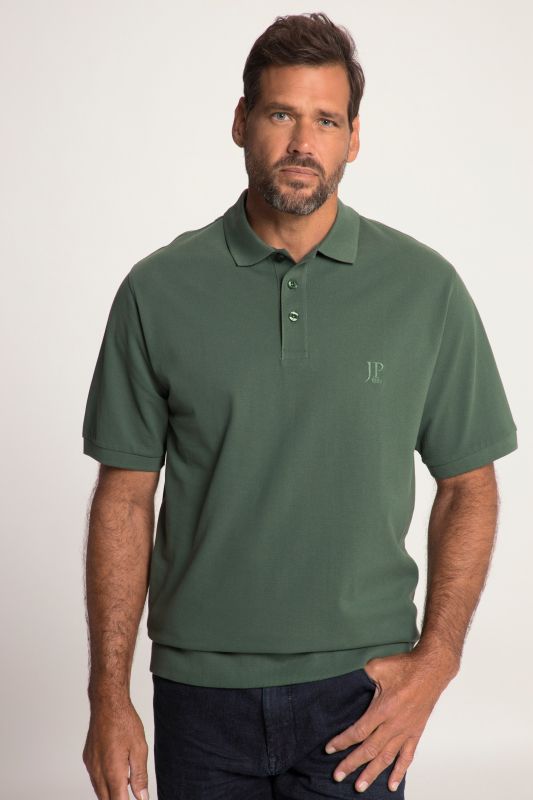 Polo en piqué à manches courtes, coupe ventre confort, collection Basic - du XXL au 10 XL