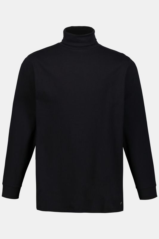 T-shirt à col roulé JP 1880, collection Basic, tissu jersey et manches longues - jusqu'au 7 XL