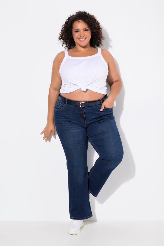 Jean Marie, coupe Bootcut 5 poches, taille confortable