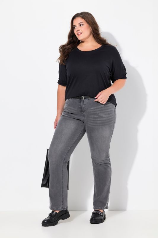 Jean Marie, coupe Bootcut 5 poches, taille confortable