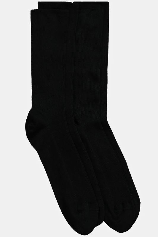 Chaussettes en lot de 2, sans bord élastique