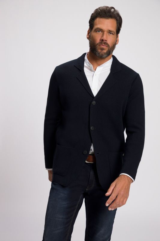 Veston en maille  Milano, avec technologie FLEXNAMIC® et col à revers -jusqu'au 8 XL