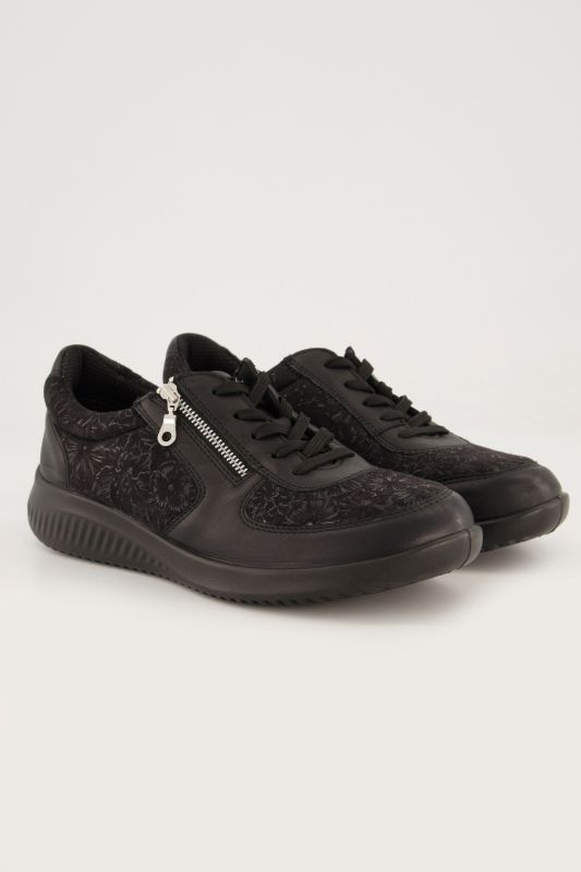 Sneakers en cuir JOMOS. Air Comfort. Fermeture zippée - largeur K