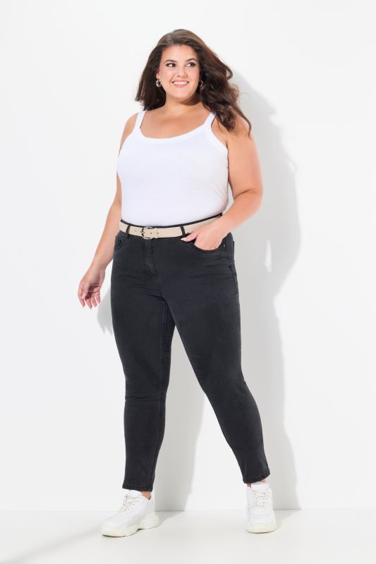 Jean modèle Sarah, coupe Skinny 5 poches et taille haute