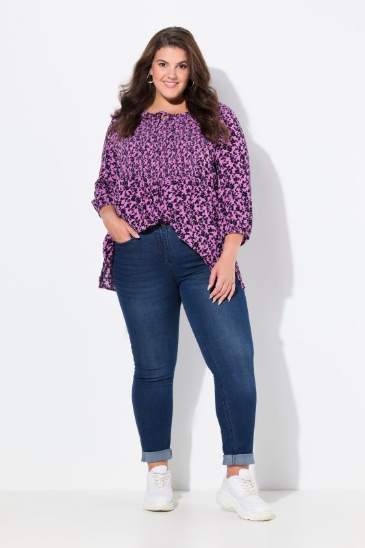 Jean modèle Sarah, coupe Skinny 5 poches et taille haute