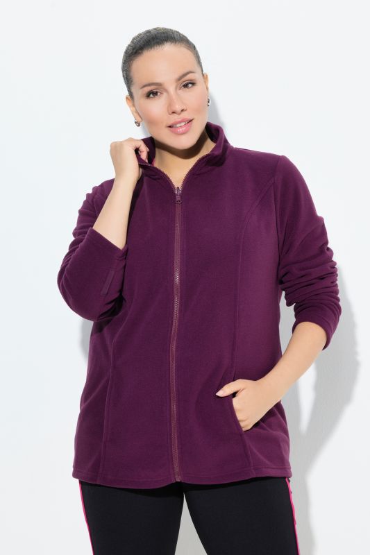 Veste en polaire à col montant, à porter en dessous de nos vestes modulables