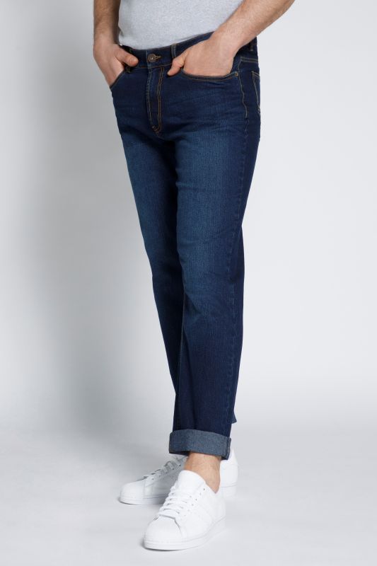 Jeans STHUGE, ventre confort, coupe Regular Fit, 5 poches, jusqu'à la taille 72