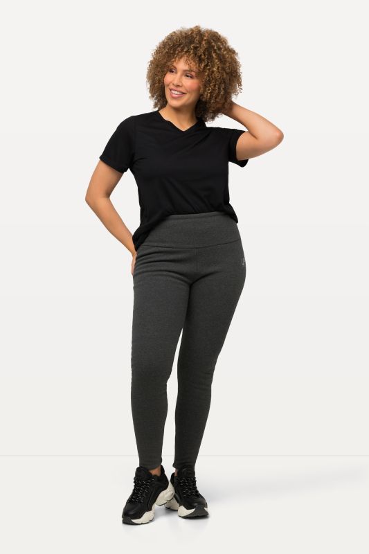 Legging taille haute bien chaud, avec doublure en fourrure d'imitation