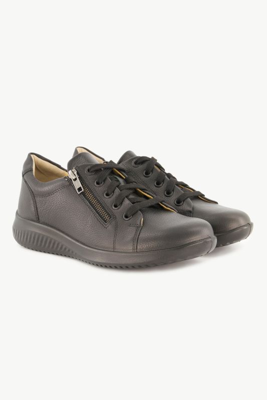 Sneakers en cuir Jomos, Air Comfort, fermeture éclair, largeur K