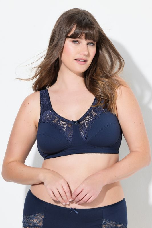 Soutien-gorge de maintien Kelly. Modèle sans armatures, dentelle - bonnets C-E
