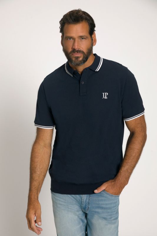 Polo ventre confort à manches courtes, maille piquée - jusqu'au 8 XL
