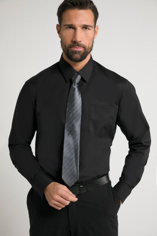 Chemise infroissable, coupe Comfort Fit, col Kent et manches longues, collection Business -jusqu'au 8 XL