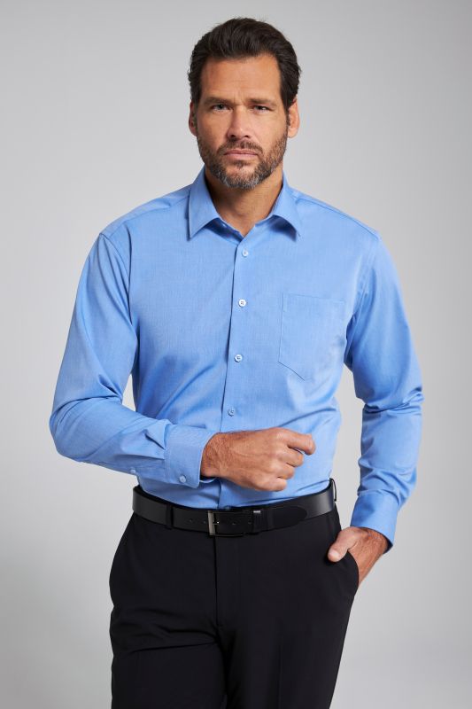 Chemise infroissable, coupe Comfort Fit, col Kent et manches longues, collection Business -jusqu'au 8 XL