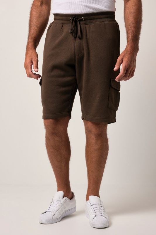 Bermuda cargo JP 1880 en molleton, taille élastique et poches cargo - jusqu'au 7&nbsp;XL