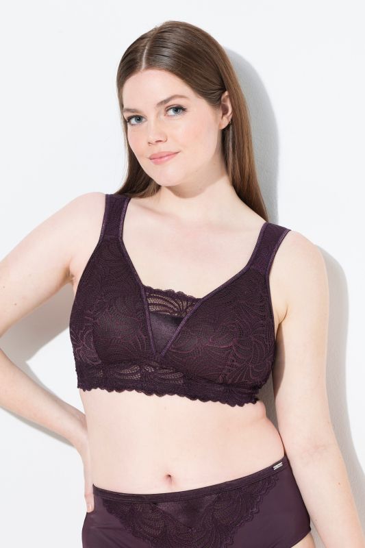 Bralette en dentelle, sans armatures - bonnet B-F.