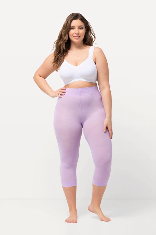 Collant opaque. Longueur corsaire. Protection des cuisses