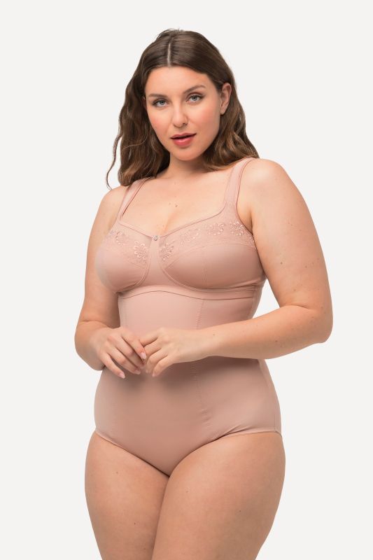 Body sculptant, broderies et Powermesh, bretelles ajustables