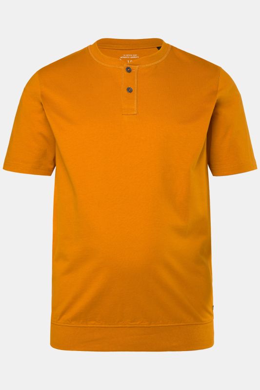 T-shirt Henley JP 1880, ventre confort, manches courtes et col rond - jusqu'au 8 XL