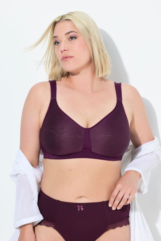Soutien-gorge en microfibre. Bonnets spacer, sans armatures - bonnet C-E