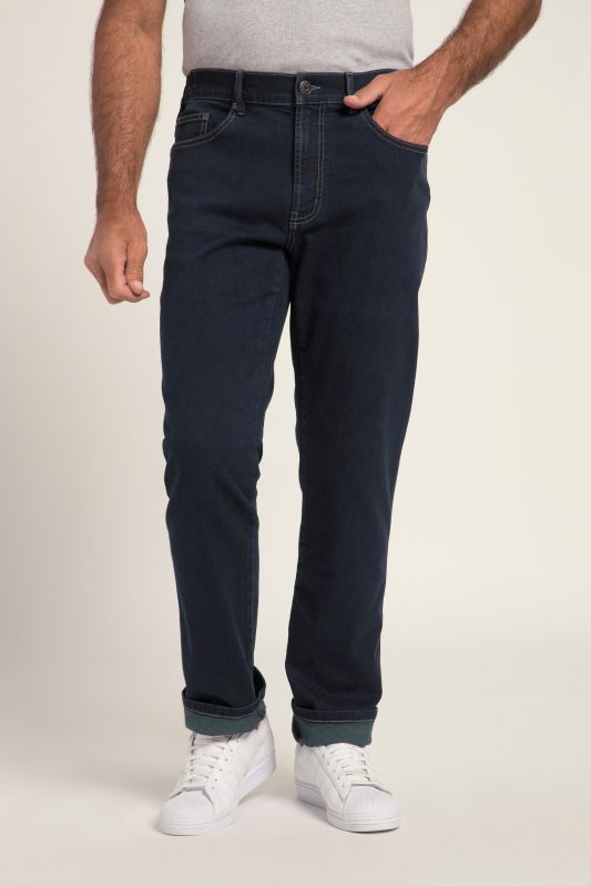 Jean Traveller à coupe Regular Fit, taille élastique sur les côtés - jusqu'au 38/74