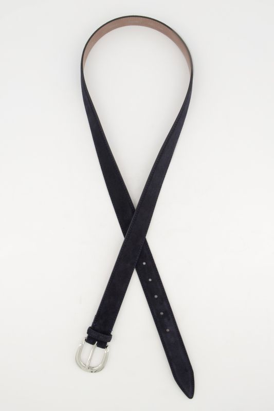 Ceinture aspect cuir suédé, boucle en métal