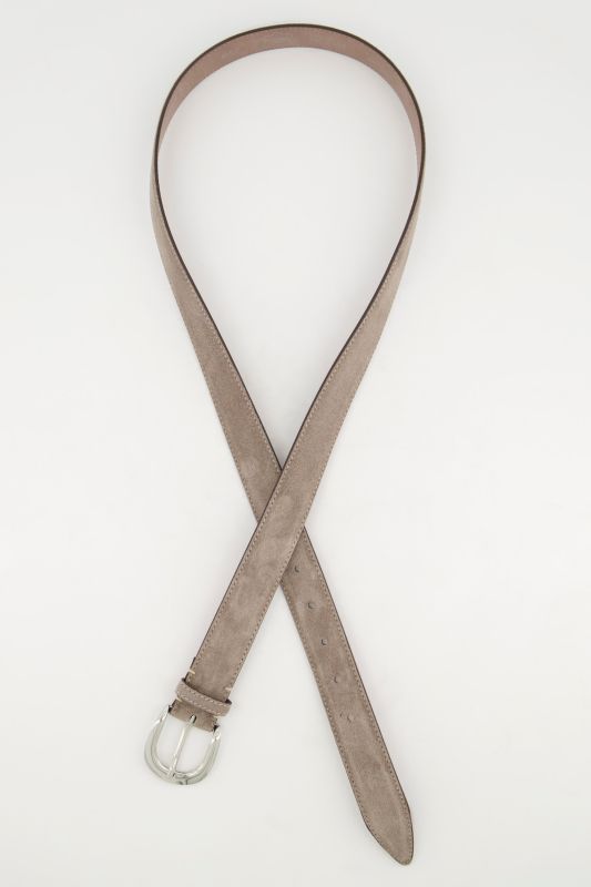 Ceinture aspect cuir suédé, boucle en métal