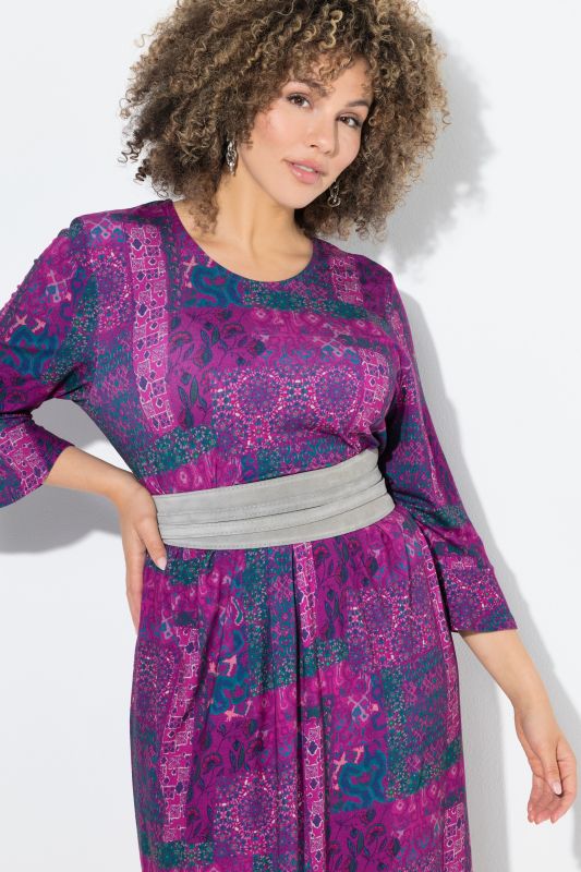 Ceinture à nouer en cuir suédé, taille unique