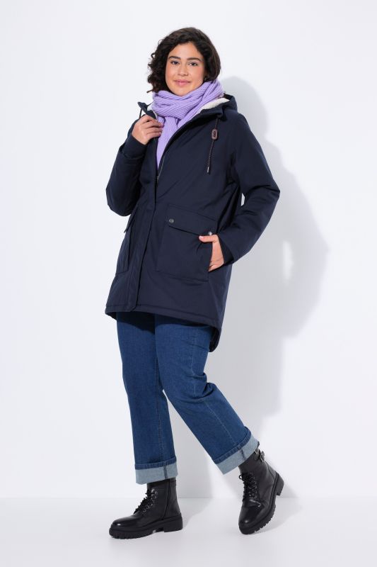 Veste technique matelassée HYPRAR, tissu imperméable (colonne d'eau 5 000 mm), polaire douce et confortable