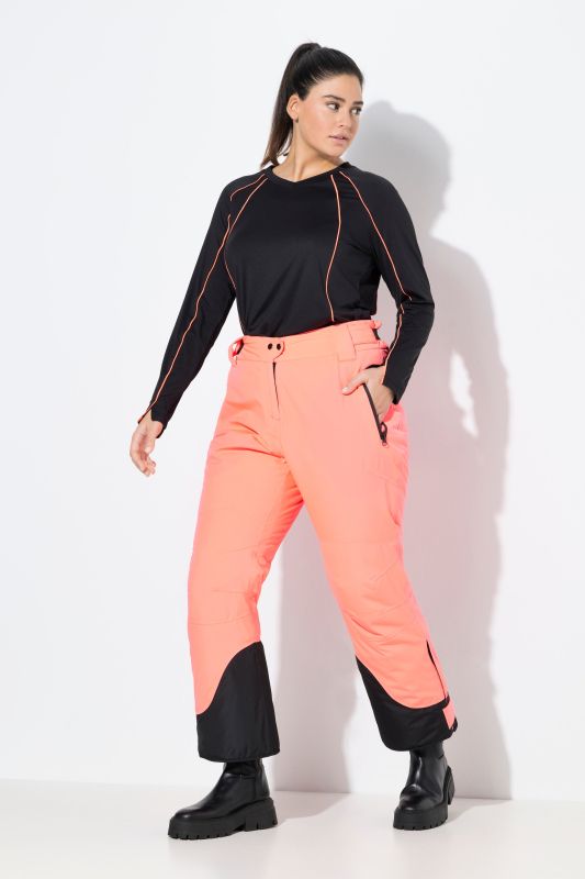 Pantalon technique de ski HYPRAR, matière imperméable et bande à scratch