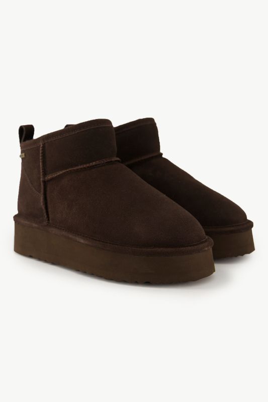 Bottines en peau d'agneau Axelda, matière hydrofuge, largeur H