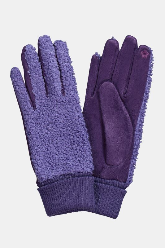 Gants en polaire moelleuse, revers