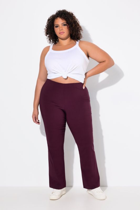 Pantalon thermique en tissu bengaline bien chaud, coupe Slim Fit et ceinture élastique