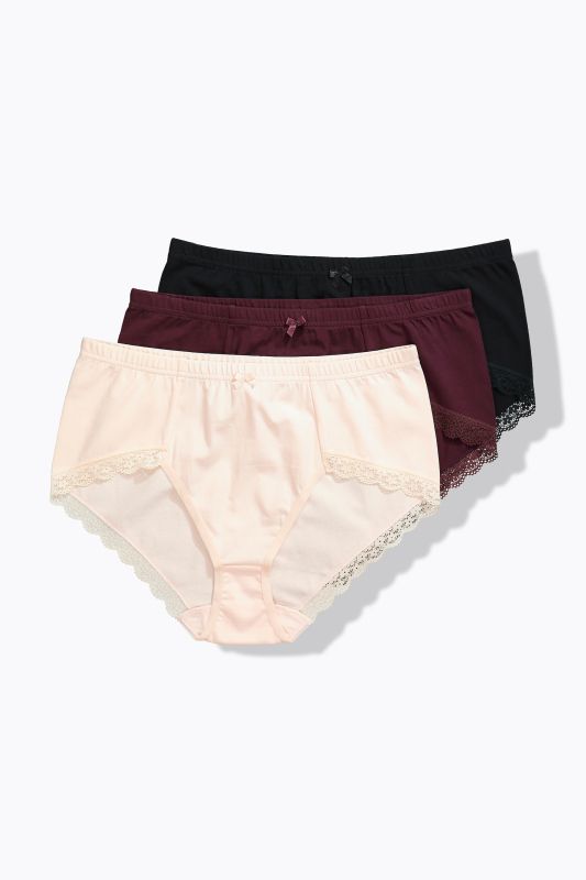 Culottes hautes, lot de 3. Pour une assise confortable