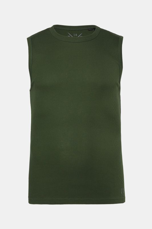 Maillot de corps en jersey côtelé, avec larges bretelles - jusqu'au 8 XL