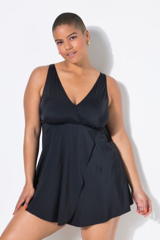 Haut de tankini. Bonnets souples. Esprit cache-cœur