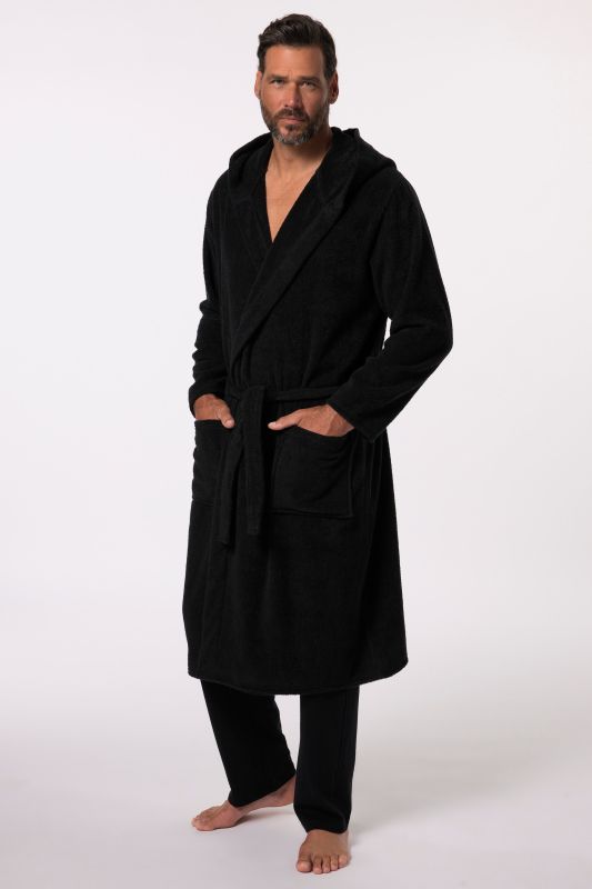 Peignoir en éponge JP 1880. Collection Homewear. Capuche – jusqu'au 8&nbsp;XL