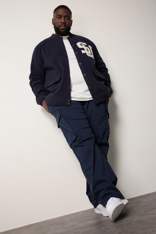Pantalon cargo STHUGE, spécial ventre fort, coupe Baggy Fit - jusqu'au 74