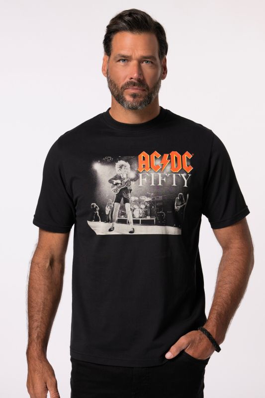 T-shirt JP 1880, T-shirt du groupe AC/DC, manches courtes - jusqu'au 8&nbsp;XL