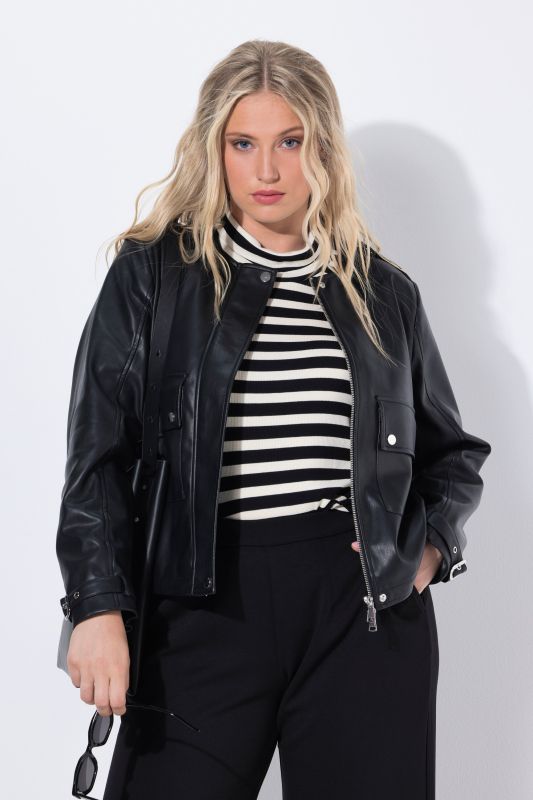 Veste en similicuir