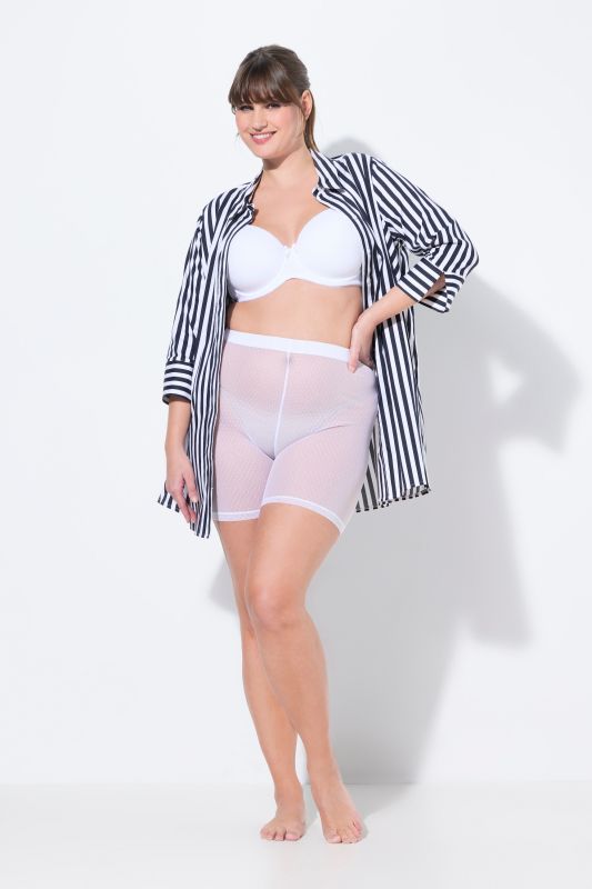 Panty en mesh. Motif à pois