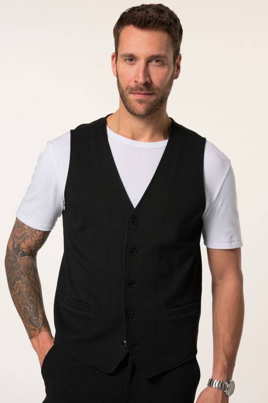 Gilet en jersey JP 1880 avec finition FLEXNAMIC®, collection Business, combinable avec d’autres pièces de la gamme NEW YORK - jusqu'au 8 XL