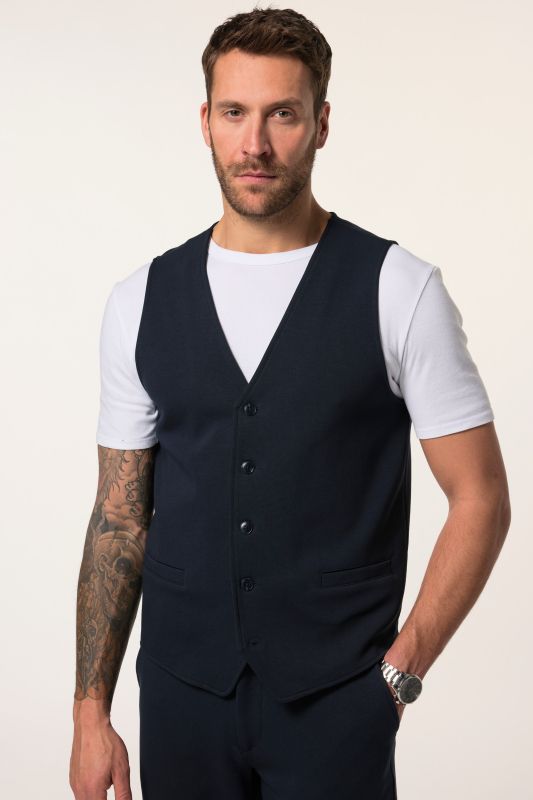 Gilet en jersey JP 1880 avec finition FLEXNAMIC®, collection Business, combinable avec d’autres pièces de la gamme NEW YORK - jusqu'au 8 XL