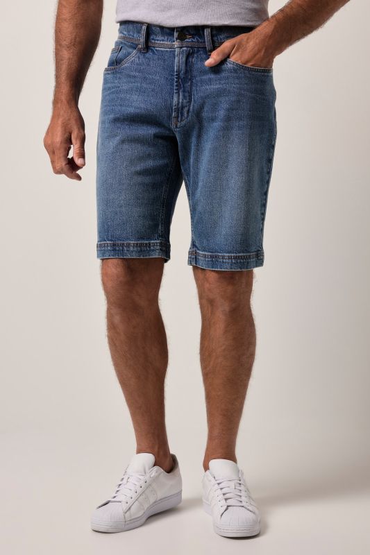 Bermuda en jean JP 1880, style vintage, technologie FLEXNAMIC®, coupe Loose Fit  5 poches - jusqu'à la taille 74