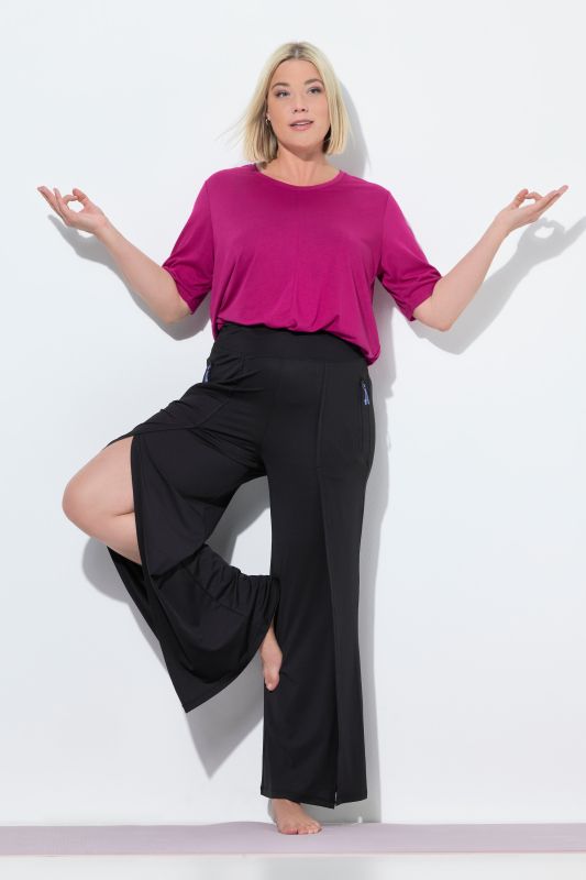 Pantalon avec protection UV 50+, jambe large et taille élastique, matière recyclée