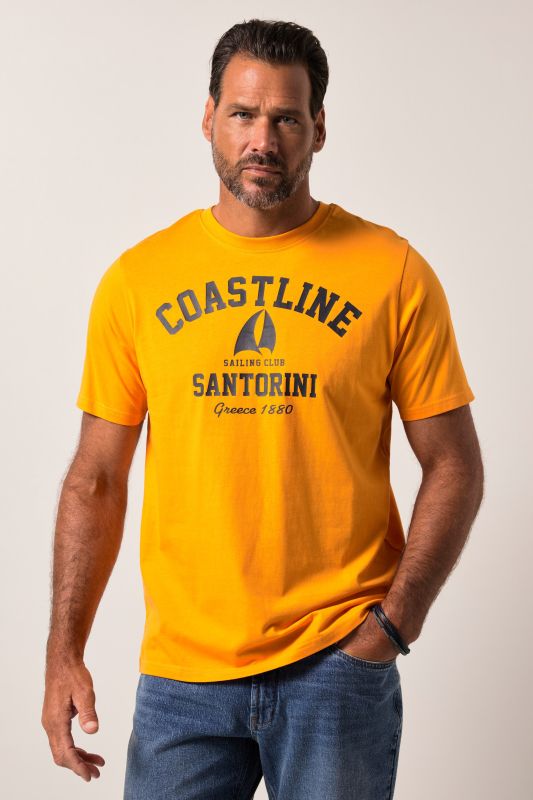 T-shirt JP 1880 à manches courtes, col rond et imprimé - jusqu'au 8 XL