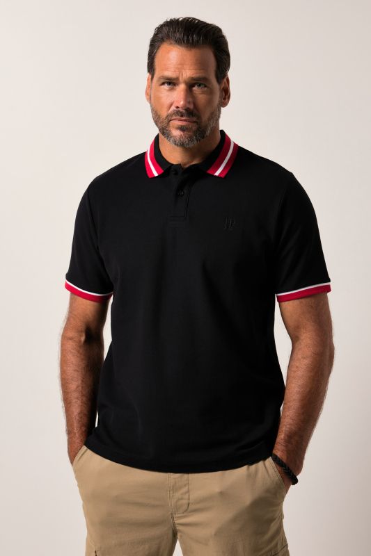 Polo JP 1880 en piqué, manches courtes - jusqu'au 8 XL