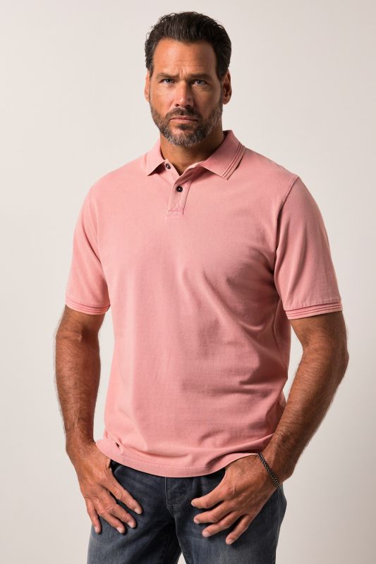 Polo JP 1880 à manches courtes, tissu piqué, style vintage - jusqu'au 8&nbsp