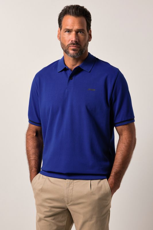 Polo JP 1880, en piqué, ventre confort et manches courtes - du XXL au 8 XL