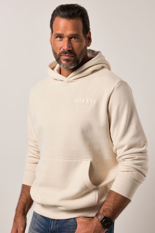 Sweat à capuche JP 1880 en molleton. Broderies - jusqu'au 8&nbsp