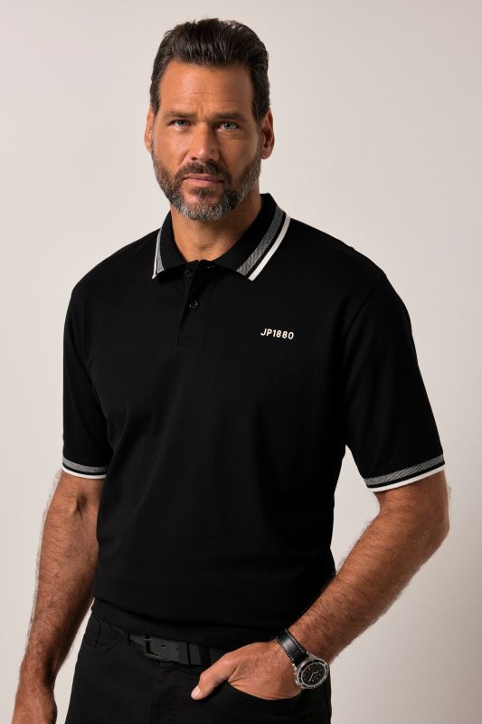Polo JP 1880 ventre confort. Finition FLEXNAMIC®. Manches courtes - du XXL au 8 XL